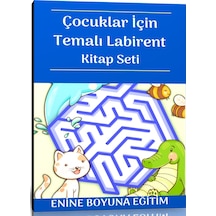 Çocuklar için Temalı Labirent Kitap Seti 2 Kitap