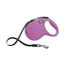 Flexi New Classic Pembe 5 Mt Şerit Otomatik Tasma Medium Çok Renkli