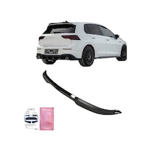 Volkswagen Golf 8 R-line 2020+ Spoiler Piano Black Bagaj Üstü Spoiler Eki