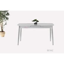Ortadan Açılabilir Mdf Yemek Masası, Mutfak Masası 80x130 Cm 001