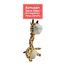 50109 40 Cm Konuşan Şaşkın Zürafa -hly Açık Bej