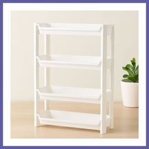 Bezos 4 Katlı Sepet Organizer Raf Düzenleyici 465x145x690 Mm Nıda Çok Renkli