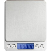 Hfambition 3kg Kapasiteli 0.1g Hassas Dijital Mutfak Terazi - Çelik Platform, Lcd Ekran Ve Otomatik Kapatma Özelliği Diğer