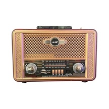Biishe Retro, Nostaljik, Ahşap Tasarım Bluetooth Hoparlörlü, Şarjlı, Taşınabilir Otantik Tasarımlı