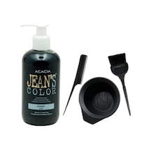 Jeans Color Saç Boyası Yeşil 250 Ml Ve Fluweel Saç Boya Kabı Seti