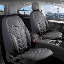 Nissan Murano İle Uyumlu Lüx Deri Oto Koltuk Kılıfı Ön Arka Takım Set Classy Siyah