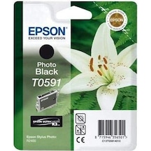 Epson T0591 C13T05914020 Foto Siyah Kartuş.R2400