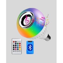 Bluetooth Hoparlörlü Led Ampul 12w Enerji Tasarruflu -