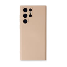 Samsung Galaxy  Uyumlu,  S24 Ultra Kılıf Nano İçi Kadife Silikon - Pudra