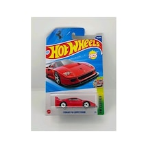 Ferrari F40 Competizione Uzun Kart Kırmızı 2025 Koleksiyon Diecast Araba 1:64 Kırmızı
