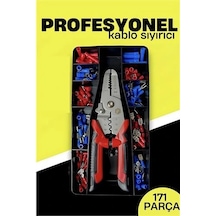 Mey İthalat Otomatik Kablo Sıyırıcı Ve Krimp Pensesi Awg 10-22, Elektrikçi Seti 722482