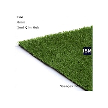 Ism - Suni Yapay Çim Balkon Halı - 8Mm - Yeşil Renk