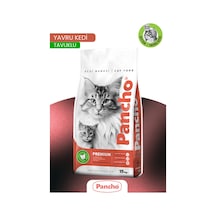 Pancho Tavuklu Yavru Kedi Maması 15 KG