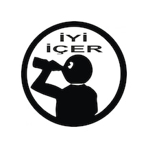 Iyi Içer Komik Oto Araba Sticker Yapıştırma