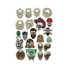 Kurukafa Sticker Set-2 16 Parça Telefon, Tablet, Defter, Laptop Sticker