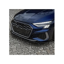 Audi A3 S-line / S3 2020-2024 Ön Lip Piano Black Ön Tampon Alt Eki