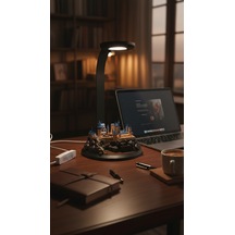 3d Hogwarts Şato Dekoratif Masa Lambası Gece Lambası Koleksiyon & Özel Tasarım Siyah