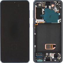 Samsung Galaxy S21 5g Sm-g991 Lcd Ekran Dokunmatik Çıtalı Gri