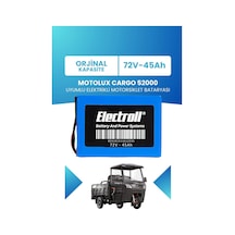 Motolux Cargo 52000 Uyumlu Batarya Lifepo4 72v 45ah Elektrikli Motorsiklet Bataryası
