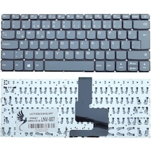Lenovo Uyumlu ideaPad 1-14IGL05 81VU006STX, 81VU008DTX Klavye (Füme)