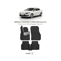 OtoCraft Renault Megane 3 2008-2016 Araca Özel 3d Havuzlu Eva Paspas Tam Set 5 Parça