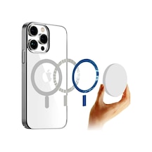 Iphone Uyumlu  14 Pro Max Kılıf Magsafe Özellikli Titanyum Seri Silikon Kapak
