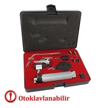 Otoskop Oftalmaskop Seti Diagnostik Set Otoskop + Of