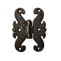 Zamak Kelebek Menteşe - Büyük, 50x67mm, Oksit, 100 Adet Çok Renkli