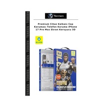 Premium Cihaz Kalkanı Cep Koruması Telefon KorumaApple iPhone Uyumlu 17 Pro Max Ekran Koruyucu 3d