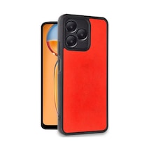 Realme Note 50 4g Kılıf Aras Deri Kapak - Kırmızı 0.2M-Çok Renkli