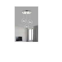 Helezon Modern Sarkıt 3'lü Led Avize - - Kumandalı / Gold Gold