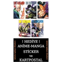 One Punch Man 16-17-18-19-20 Manga Seti 5 Kitap / Tek Yumruk / Anime-manga Sticker Ve Kartpostal