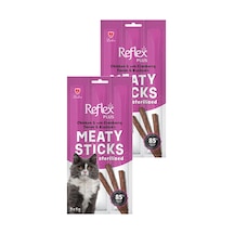 Reflex Meaty Sticks Tavuklu Ve Kızılcıklı Kedi Ödül Çubuğu 2'li 3 x 5 G