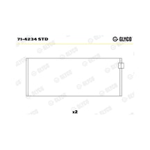 Kol Yatak - Alfa Romeo 155, Giulietta, 164, 75, 33 - Glyco-714234std