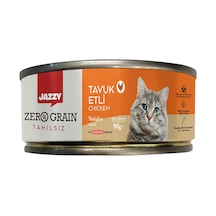 3 Adet Jazzy Kedi Maması Tavuklu 90 Gr