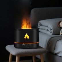 Alev Desenli 2 Lt Su Hazneli Hava Nemlendirici Ultrasonik Buhar & Sessiz