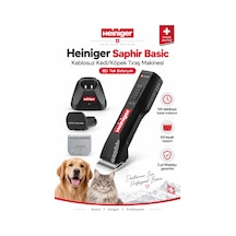 Heiniger Saphir Basic Şarjlı Evcil Hayvan Tıraş Makinesi Siyah