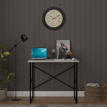 Asra Trend Metal Çalışma Masası METALÇM02 %100 MDF Bilgisayar Masası Kül Gri
