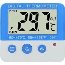 Dijital Elektronik Lcd Manyetik Buzdolabı Termometre Duvara Monte