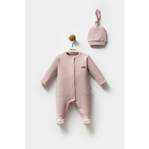 Moi Noi Baby Moi Noi Şapkalı Tulum Mnb1236 Mürdüm