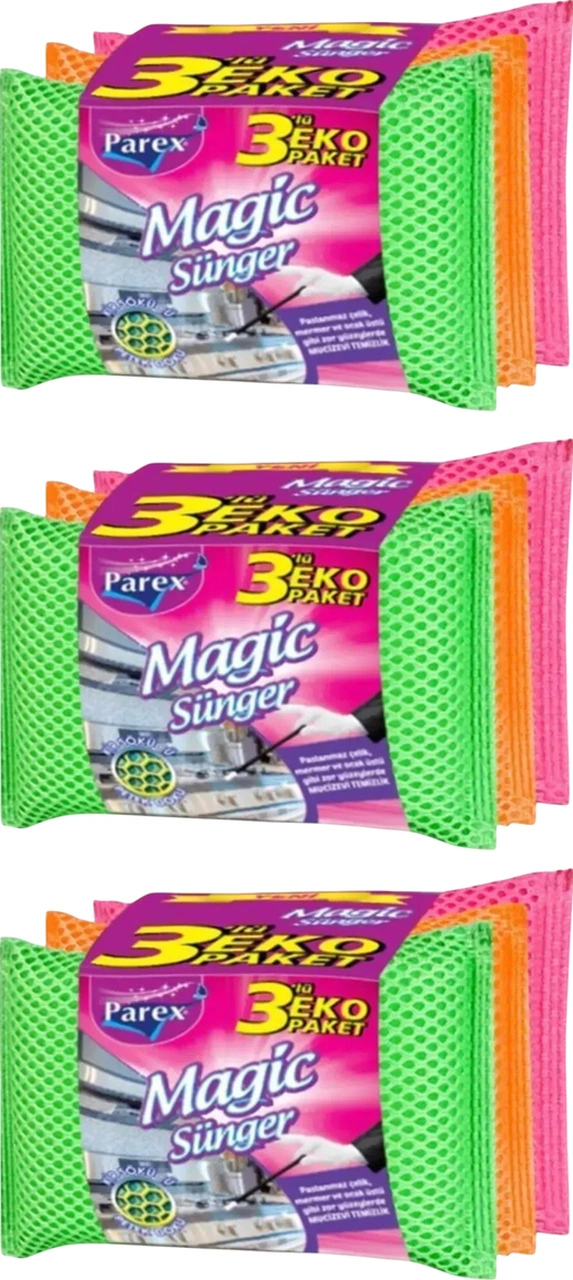Magic 3'lü Sünger Üçlü Paket