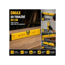 Dmax Su Terazisi 60 Cm Hassas Ölçüm, Sağlam Ve Profesyonel Kullanım