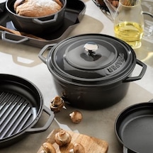 Guss Chef Döküm Sahan Çift Kulplu 22 Cm 1 Parça-gri Açık Bakır