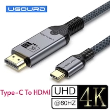 Ugourd 1-metre Type-c To Hdmı 4k 60hz Ultra Full Hd Ce Lisanslı