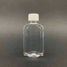 50 Cc Yassı Plastik Şişe - Beyaz Kapaklı- 50ml Kapaklı Pet Şişe-