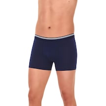 3 Adet Yıldız Erkek Likralı Formen Boxer Short Lacivert 368 Lacivert