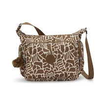 Kipling Kiplingı Kı6525 Gabb Basic Prt Kadın Omuz Çantası Kahve