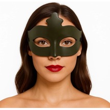 Haki Yeşil Renk Masquerade Kostüm Partisi Venedik Balo Maskesi +0