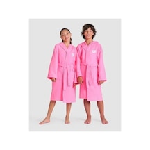 Zeal Jr Robe/shockıng Pınk - Whıte Çocuk Bornozu Pembe 14/15