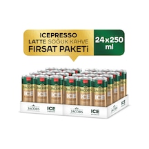 Jacobs Icepresso Latte Soğuk Kahve 24 x 250 ML